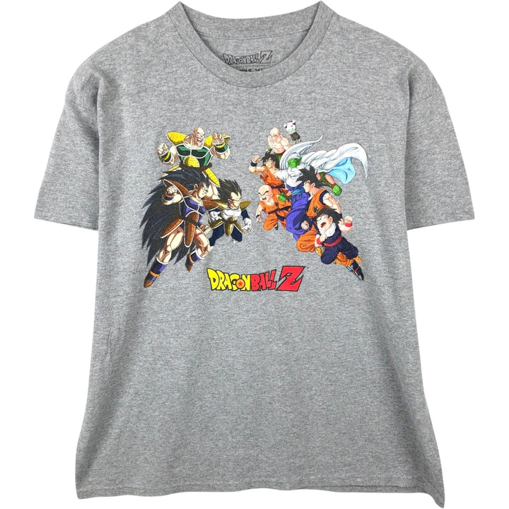 DRAGONBALL Z Dragon Ball Z Anime Character Print T-Shirt Men's XL cotton gray type Vintage Second Hand