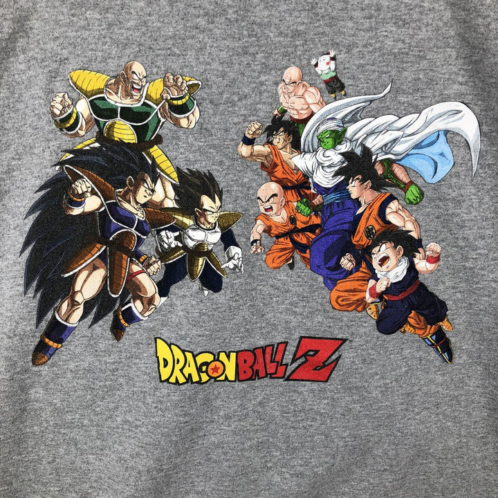 DRAGONBALL Z Dragon Ball Z Anime Character Print T-Shirt Men's XL cotton gray type Vintage Second Hand
