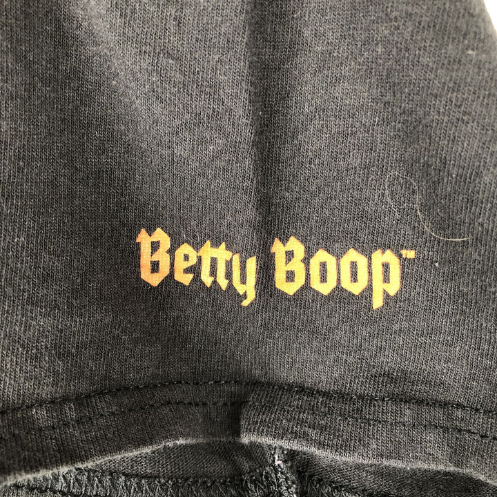 BETTY BOOP Betty Boop character print T-shirt, men's size M cotton black type Vintage Second Hand