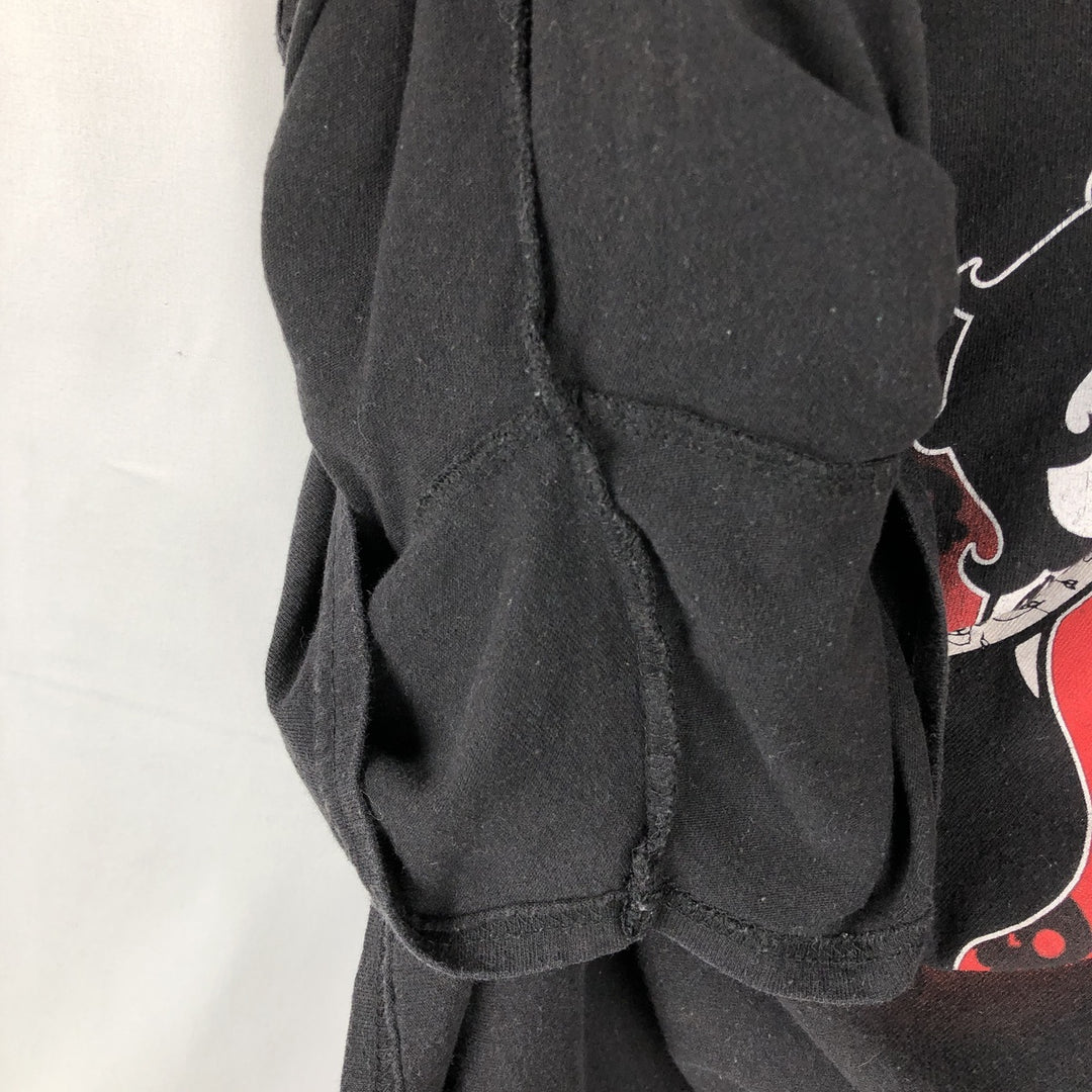 Brisco Brands BETTY BOOP Character Print T-Shirt (Men's XL equivalent) cotton black type Vintage Second Hand