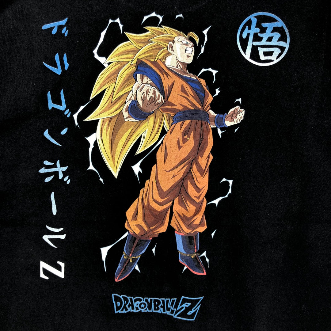 DRAGONBALL Z Dragon Ball Z Anime Character Print T-Shirt Men's XL cotton black type Vintage Second Hand