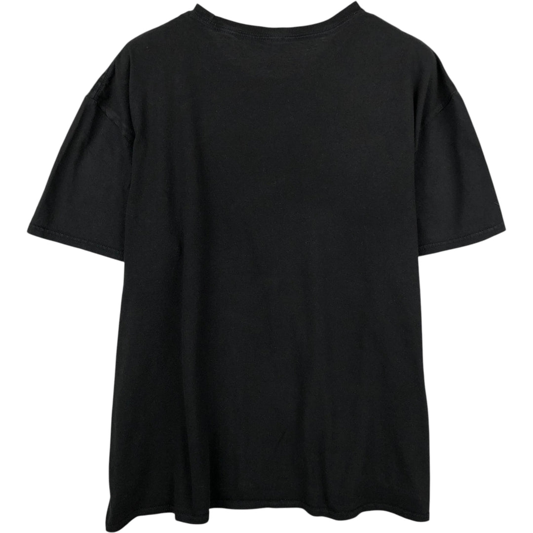 DEATH NOTE Anime Character Print T-Shirt Men's XL cotton black type Vintage Second Hand