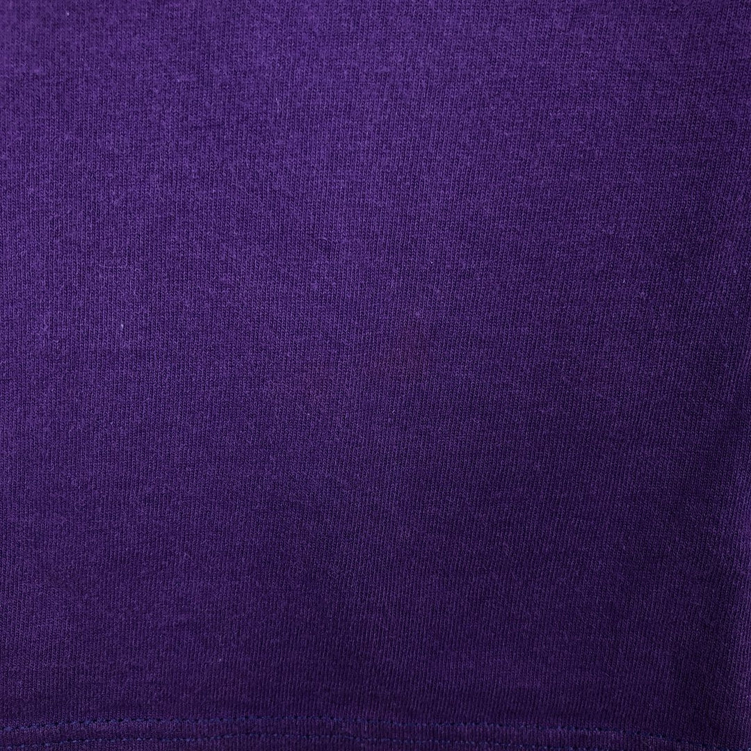 90'S MICKEY, INC. GOOFY character print T-shirt, Made in USA, Men's XL equivalent, Vintage cotton purple type Vintage Second Hand