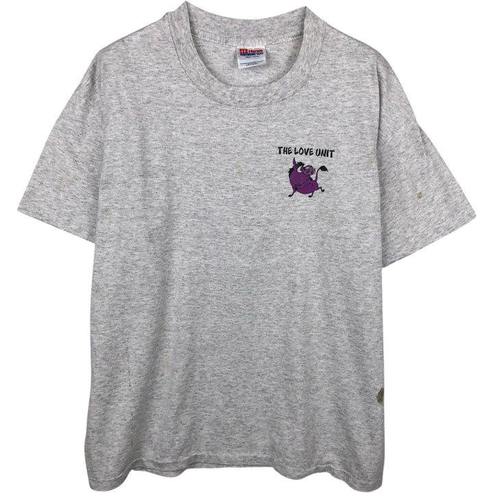 90's Hanes Heavyweight 50 cotton white type Vintage Second Hand