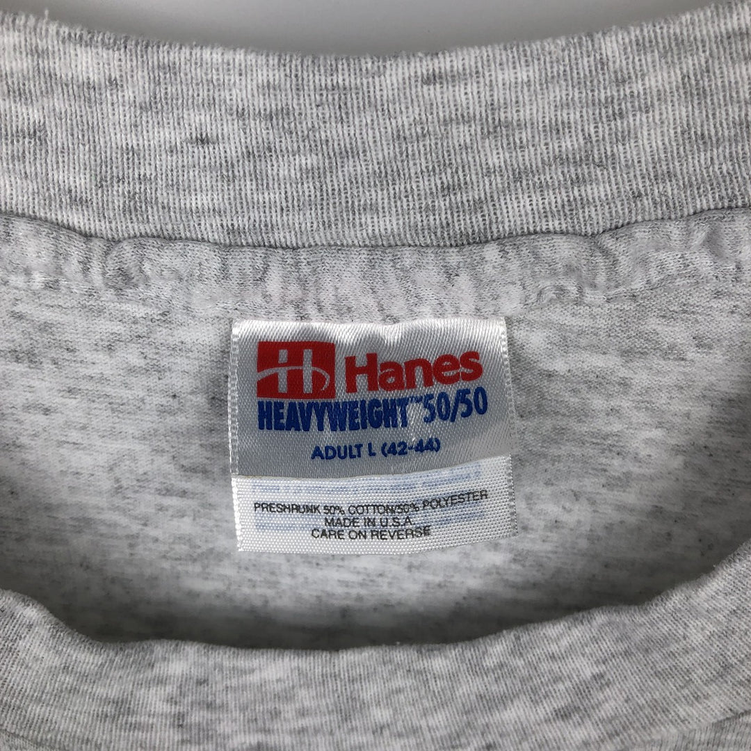 90's Hanes Heavyweight 50 cotton white type Vintage Second Hand