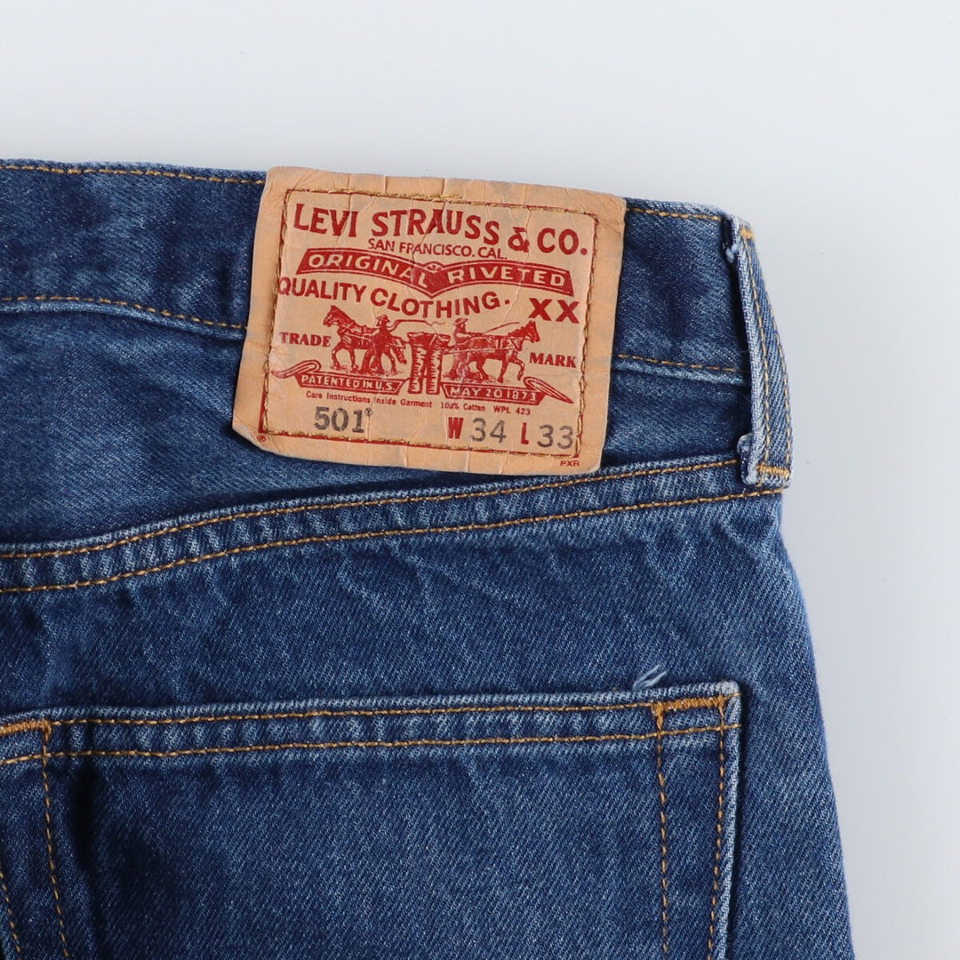 Levi's 501 straight denim pants for men, equivalent to W32 / eaa474701