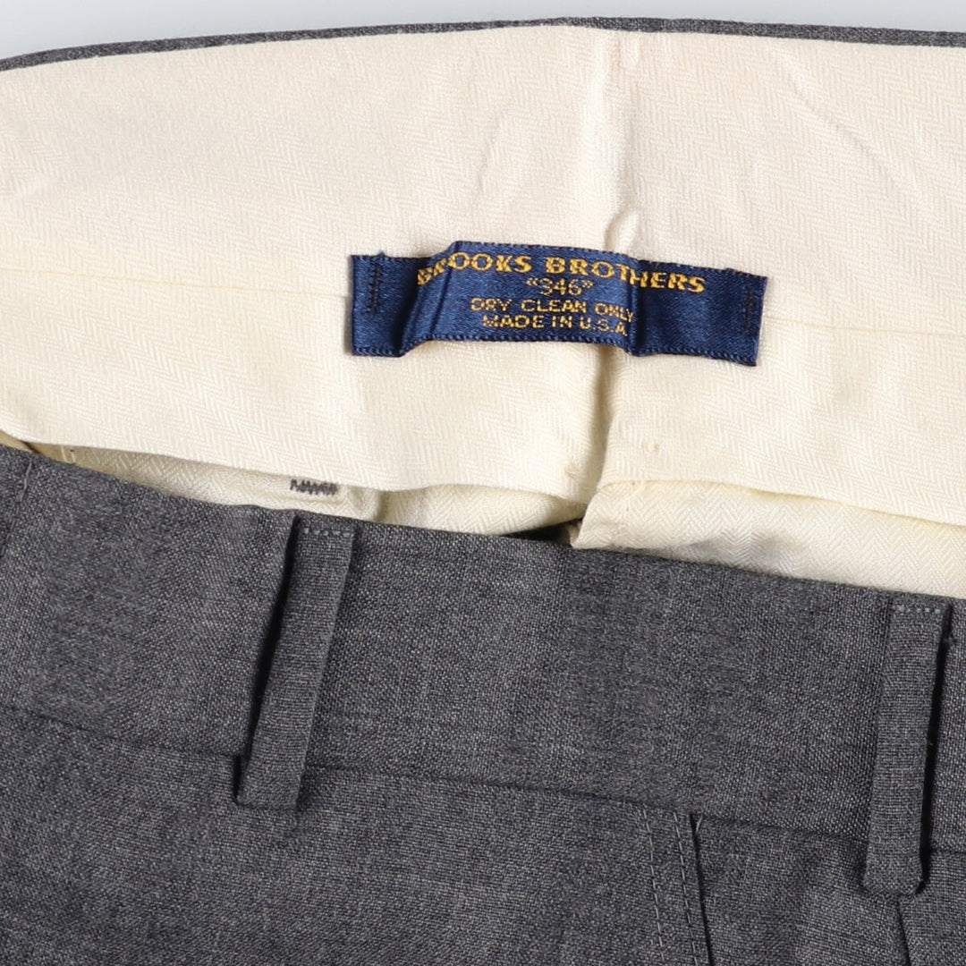 90'S Brooks Brothers 346 wool x poly pants slacks made in USA men's w32 equivalent vintage /eaa474737