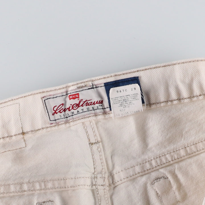 90'S Levi's 540 Relaxed Fit White Denim Tapered Denim Pants Made in USA Men's W38 Vintage /eaa474749