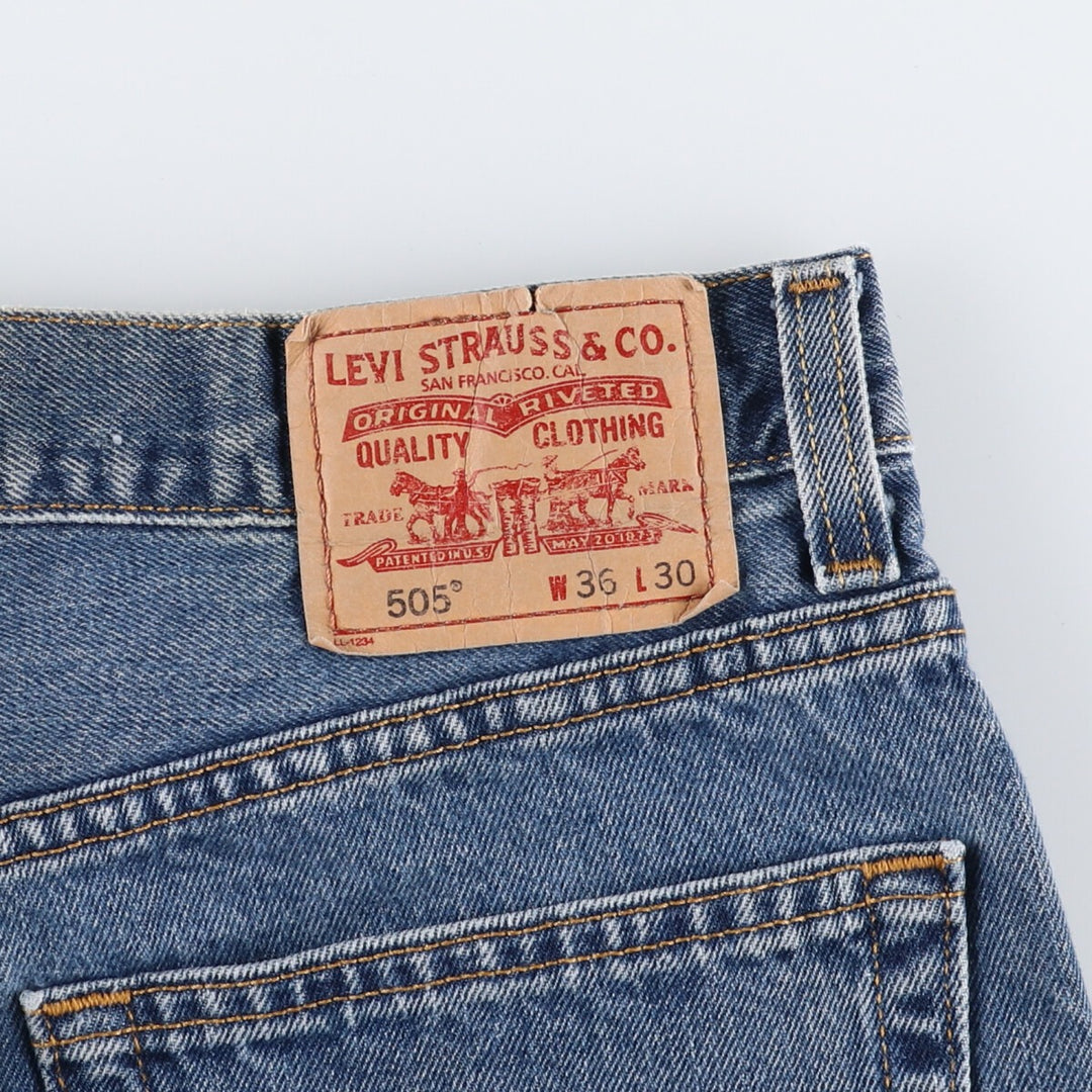 Levi's 505 REGULAR FIT tapered denim pants for men, size w37 / eaa474774