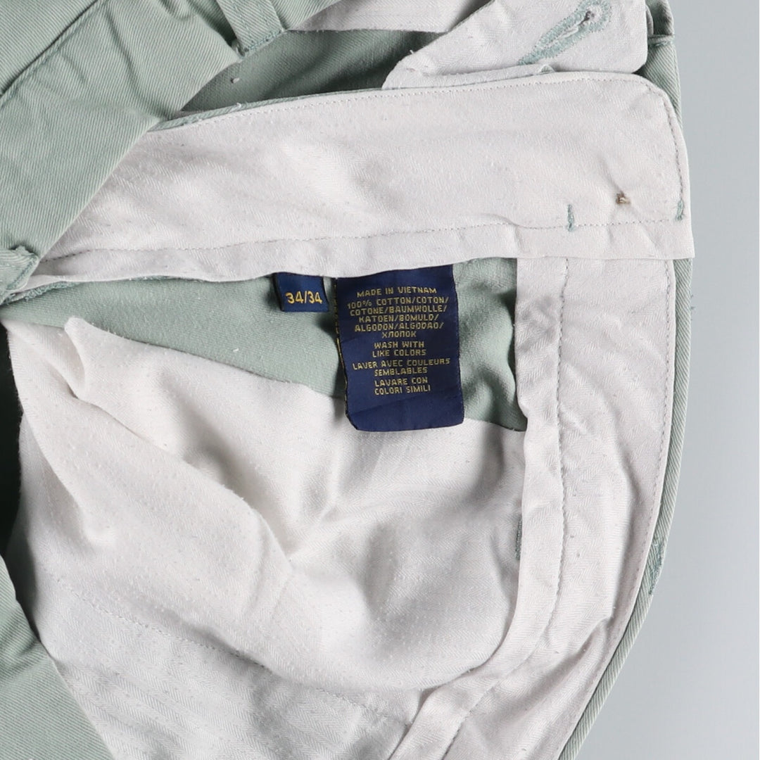 Ralph Lauren POLO RALPH LAUREN Chino Pants Men's W35 equivalent cotton Mint green Vintage Second Hand
