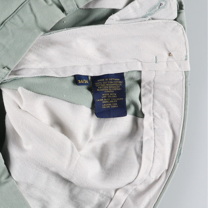 Ralph Lauren POLO RALPH LAUREN Chino Pants Men's W35 equivalent cotton Mint green Vintage Second Hand