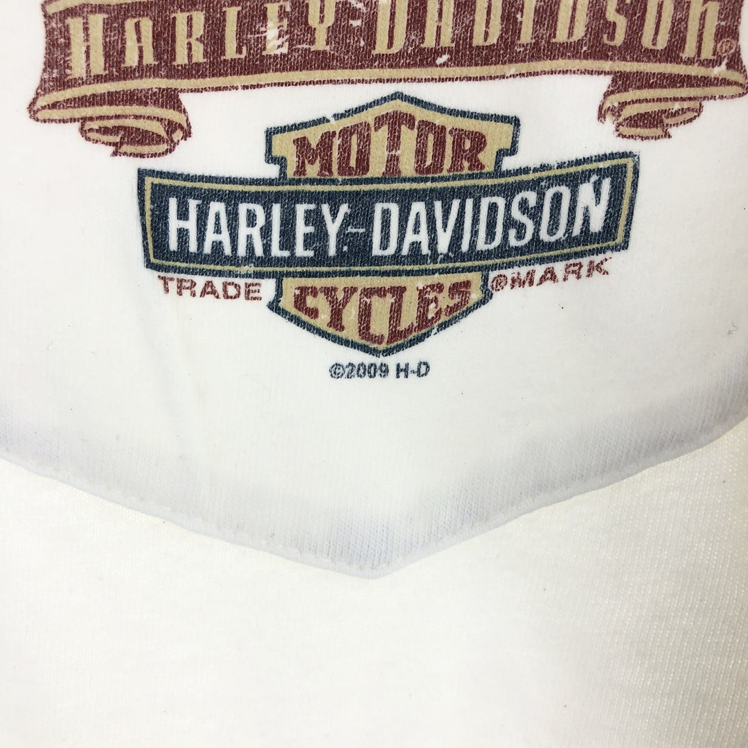 00'S Harley-Davidson Back Print Long T-Shirt Long T Men's L size / eaa474849