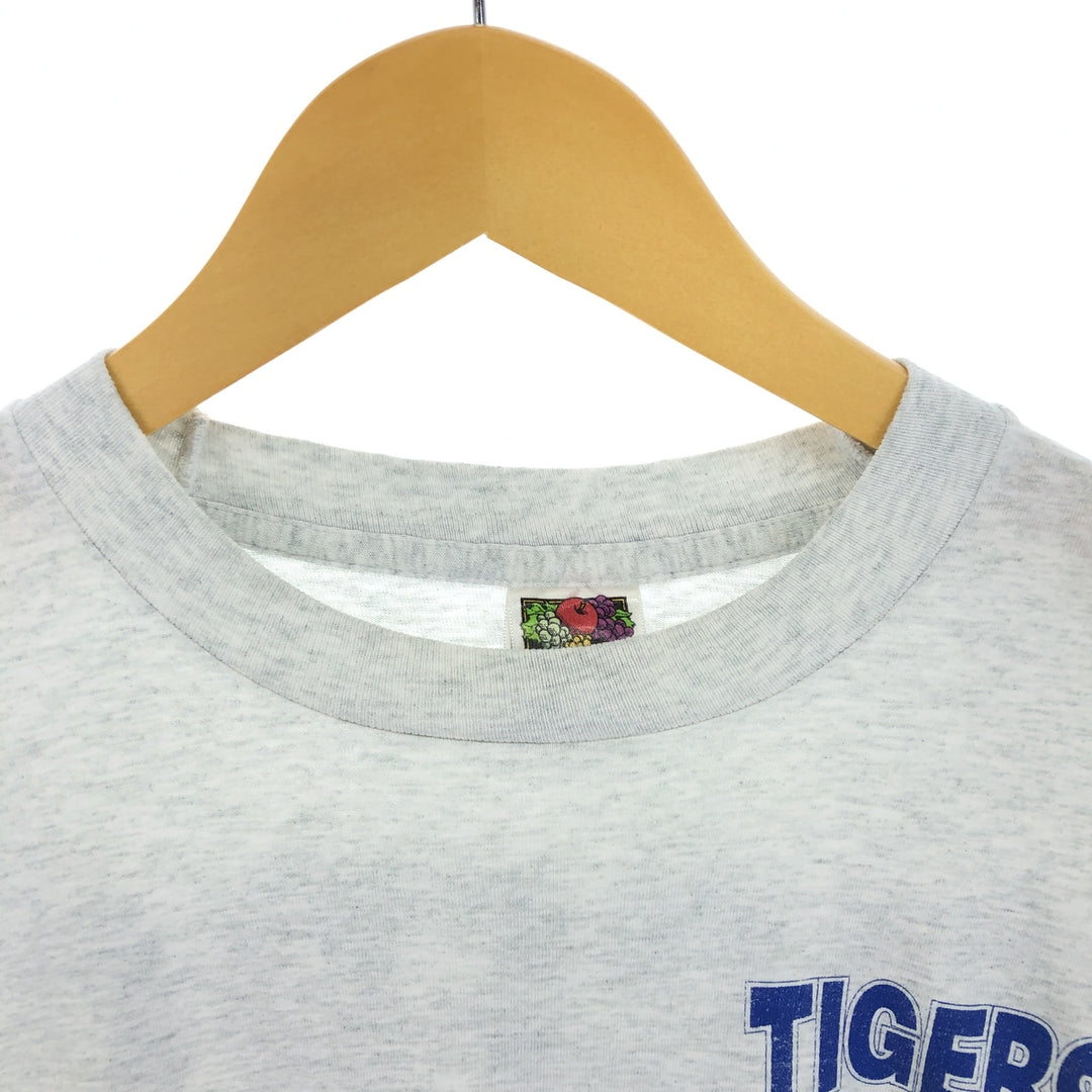 90'S Fruit of the Loom Back Print Long Sleeve T-Shirt Made in USA Men's Size L Vintage /eaa474852