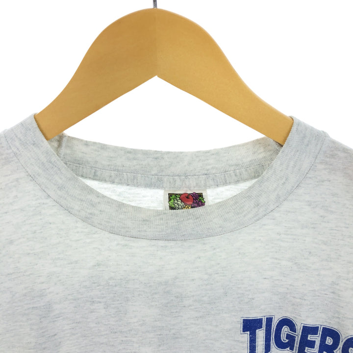 90'S Fruit of the Loom Back Print Long Sleeve T-Shirt Made in USA Men's Size L Vintage /eaa474852