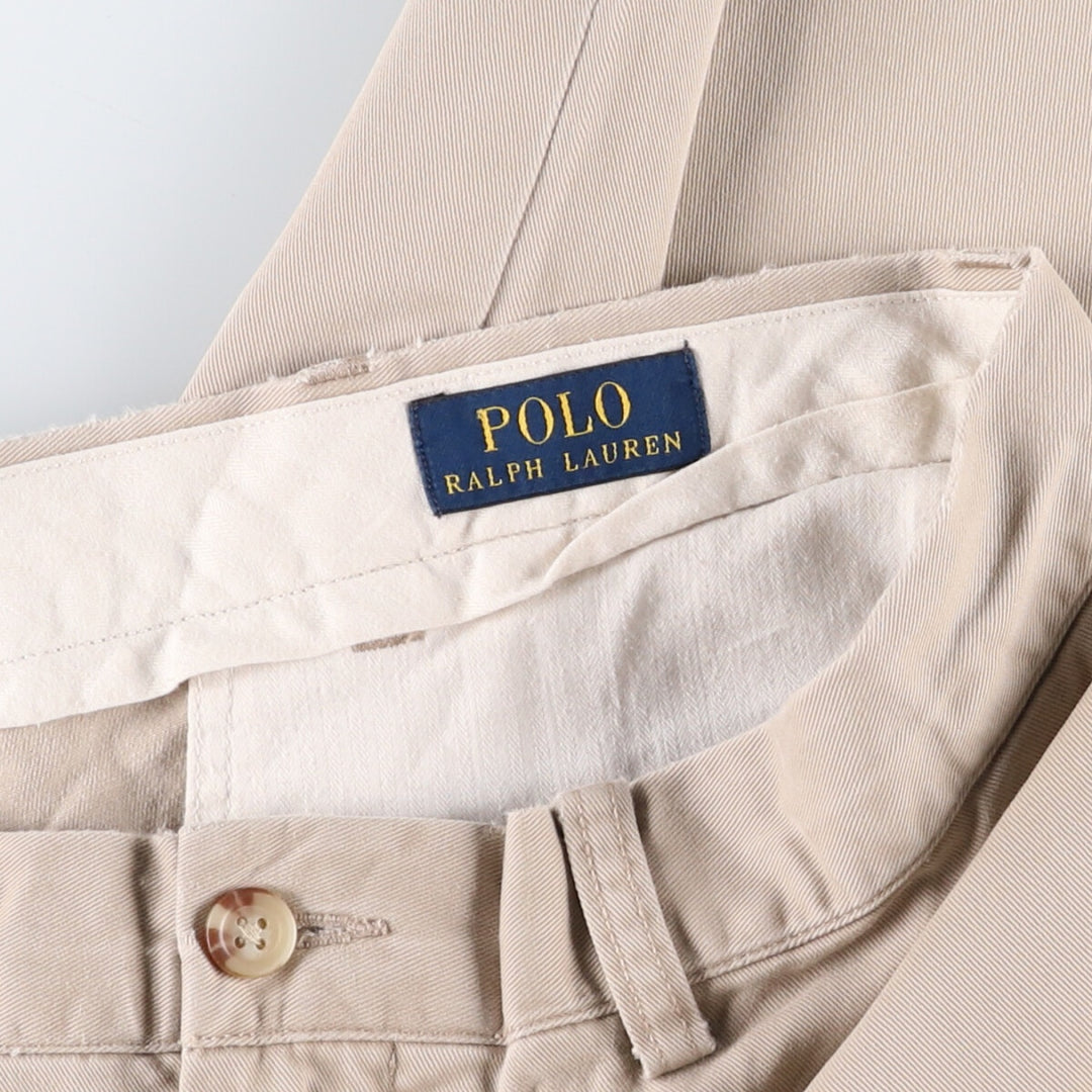 Ralph Lauren POLO RALPH LAUREN Chino Pants Men's W35 equivalent cotton Beige type Vintage Second Hand