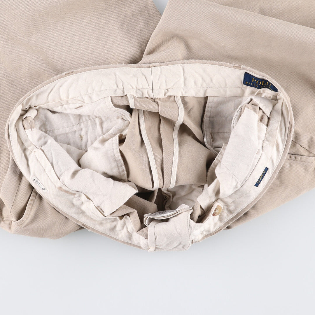 Ralph Lauren POLO RALPH LAUREN Chino Pants Men's W35 equivalent cotton Beige type Vintage Second Hand