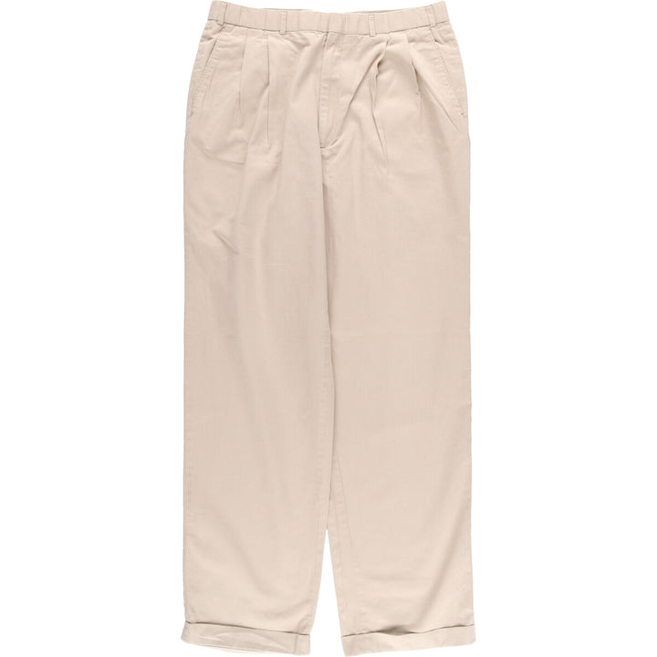 Brooks Brothers 346 Two-pleat Chino Pants for Men, Size W32 / eaa474858