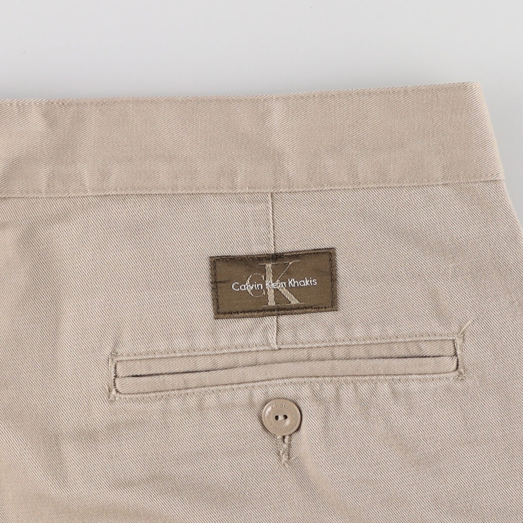 90s~ Calvin Klein Khakis Two-pleat Chino Pants Men's W34 Vintage / eaa474871