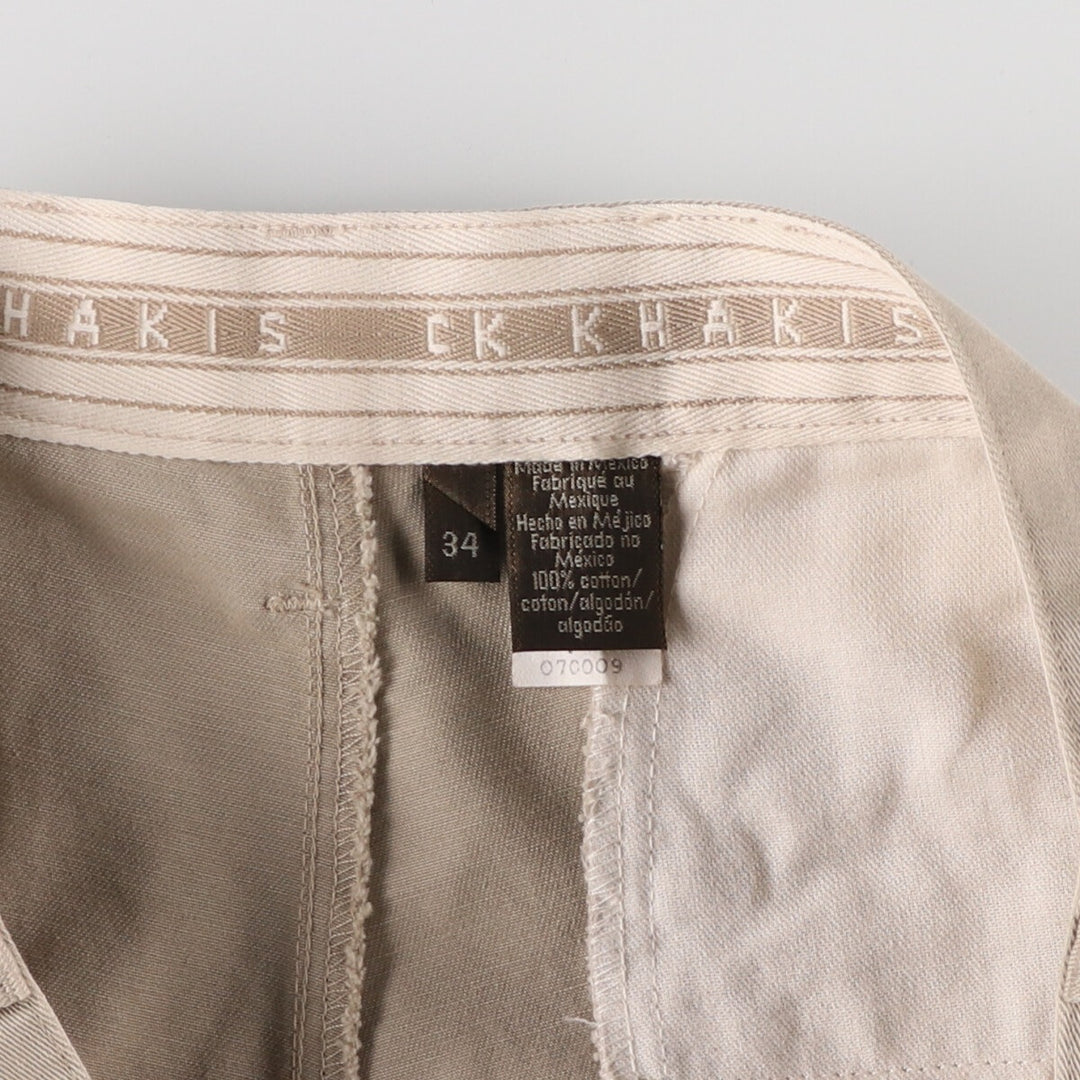 90s~ Calvin Klein Khakis Two-pleat Chino Pants Men's W34 Vintage / eaa474871