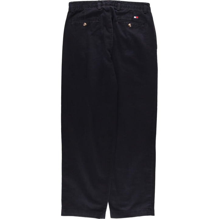 Vintage 90'S Tommy Hilfiger Two-pleat Chino Pants, Men's, Size W31 cotton navy blue type Vintage Second Hand