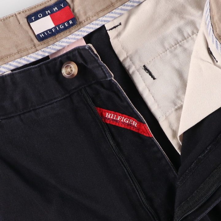 Vintage 90'S Tommy Hilfiger Two-pleat Chino Pants, Men's, Size W31 cotton navy blue type Vintage Second Hand