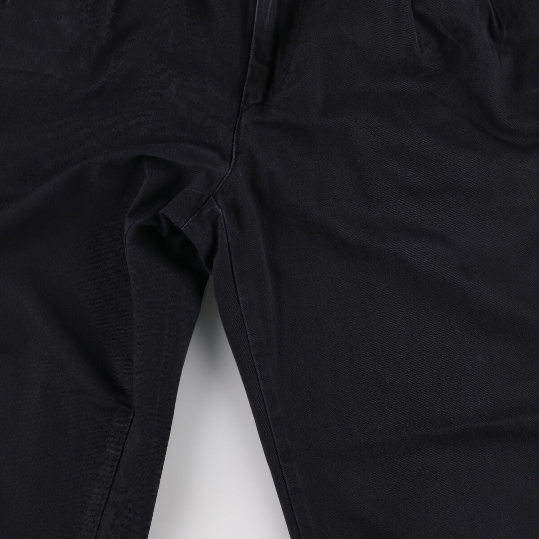 Vintage 90'S Tommy Hilfiger Two-pleat Chino Pants, Men's, Size W31 cotton navy blue type Vintage Second Hand