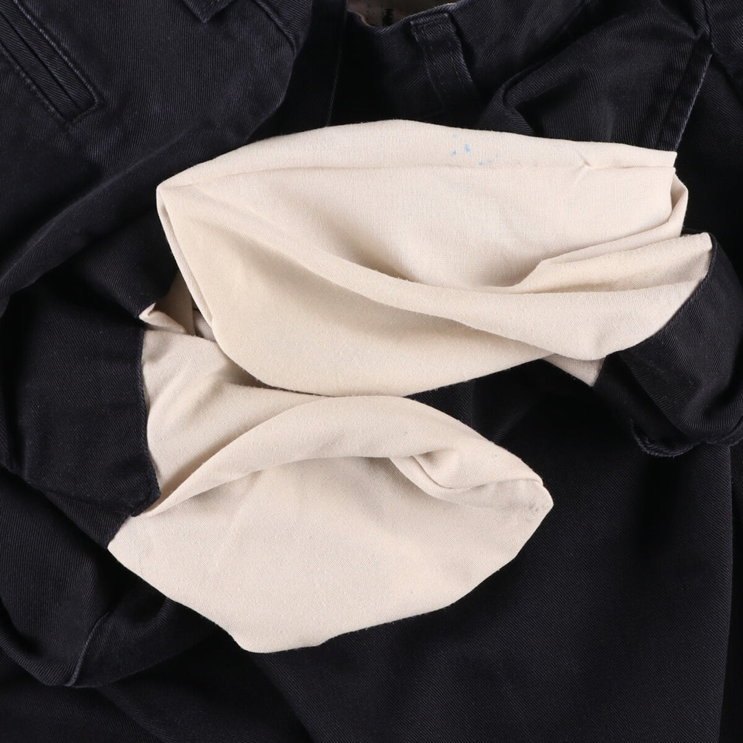 Vintage 90'S Tommy Hilfiger Two-pleat Chino Pants, Men's, Size W31 cotton navy blue type Vintage Second Hand