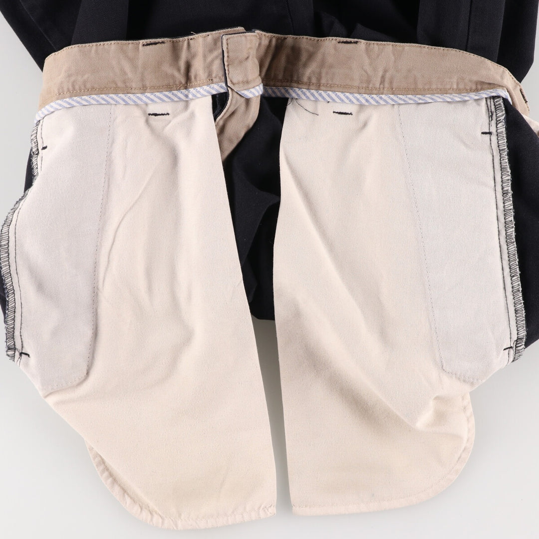 Vintage 90'S Tommy Hilfiger Two-pleat Chino Pants, Men's, Size W31 cotton navy blue type Vintage Second Hand