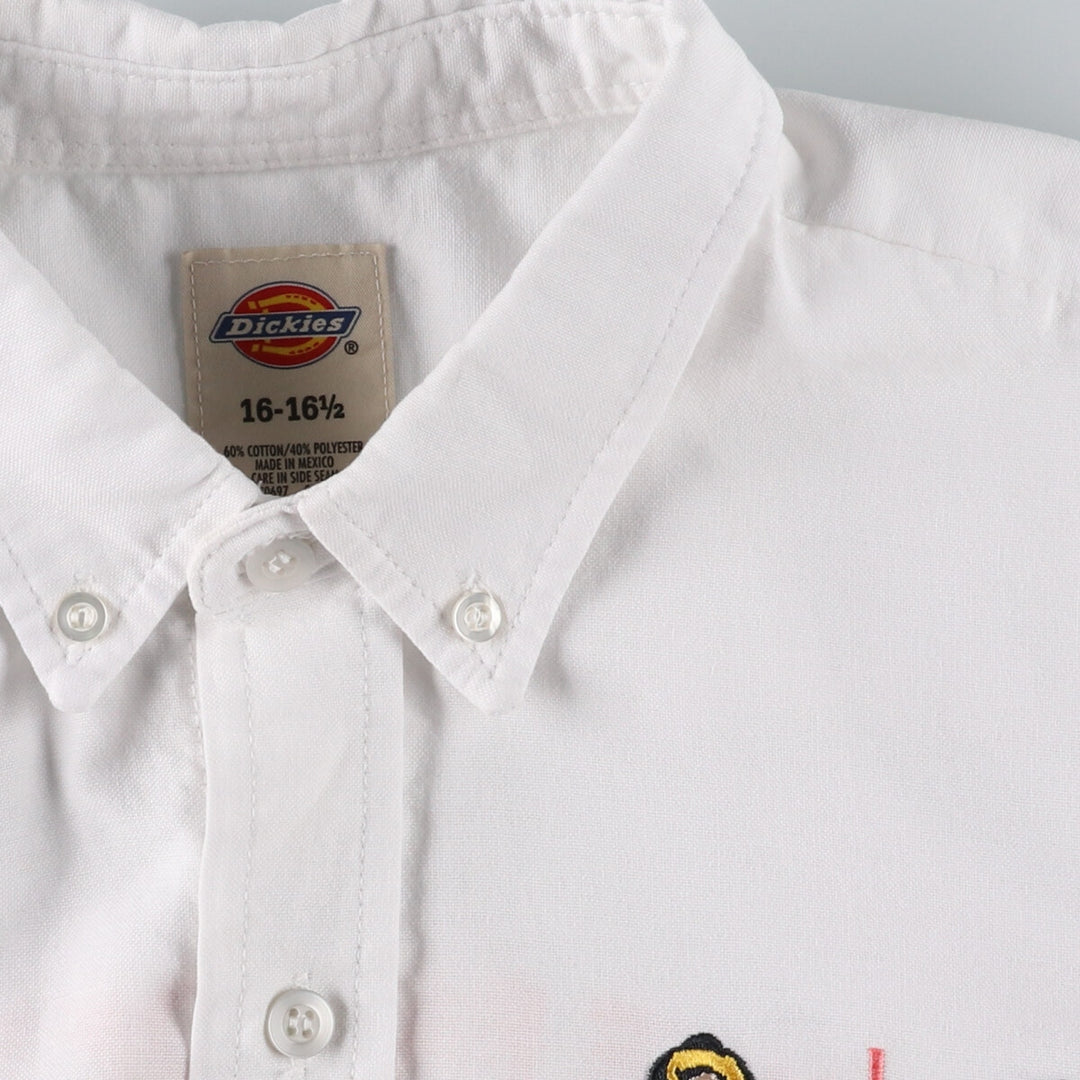 Dickies Long Sleeve Button Down Work Shirt Men's L Size / eaa474887