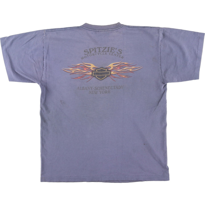 00'S Harley-Davidson Back Print Motorcycle Bike T-Shirt Made in USA Men's L size /eaa474898