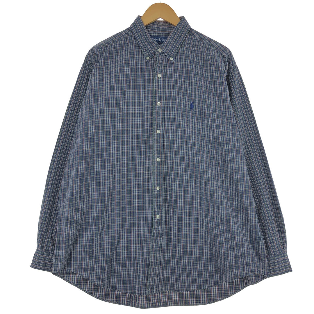 Ralph Lauren BLAKE long sleeve button down check shirt men's XL equivalent /eaa474900