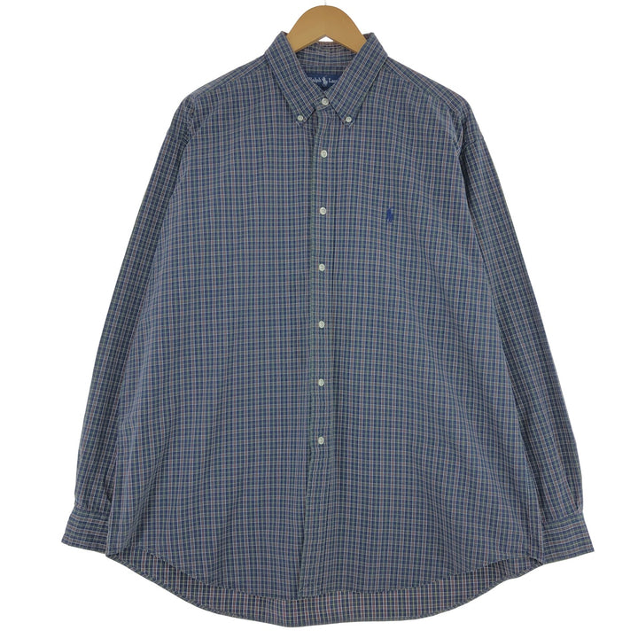 Ralph Lauren BLAKE long sleeve button down check shirt men's XL equivalent /eaa474900