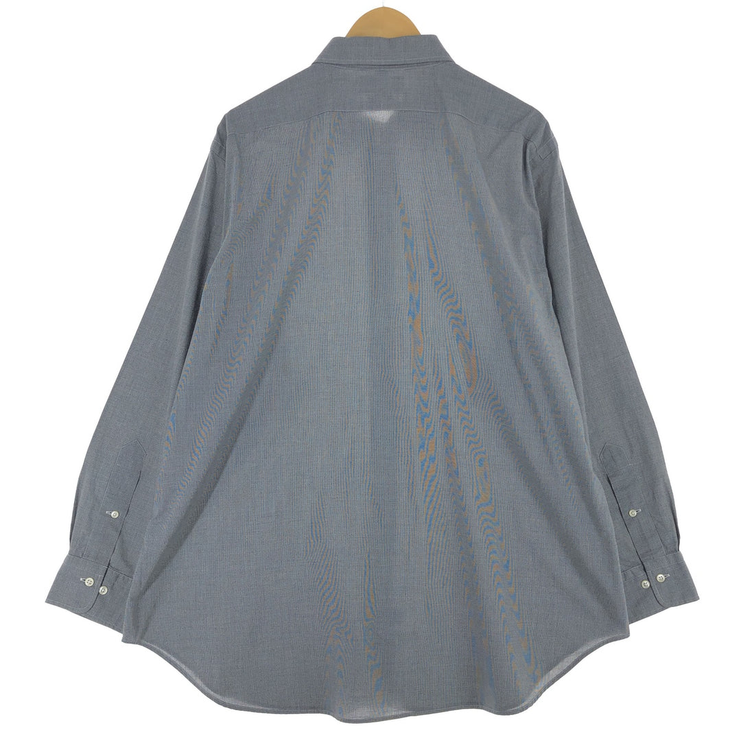 Ralph Lauren ANDREW Houndstooth Pattern Long Sleeve Cotton Check Shirt Men's XL / eaa474901