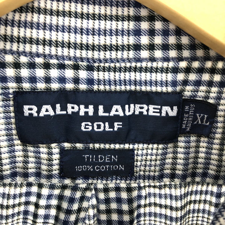 Ralph Lauren RALPH LAUREN GOLF Long Sleeve Button Down Check Shirt Men's XL /eaa474911