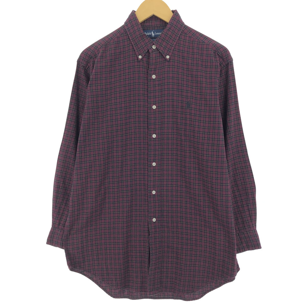 Ralph Lauren BLAKE long sleeve button down check shirt men's size M / eaa474913