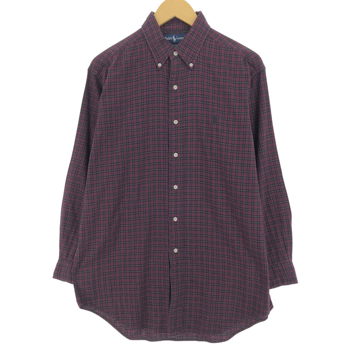 Ralph Lauren BLAKE long sleeve button down check shirt men's size M / eaa474913