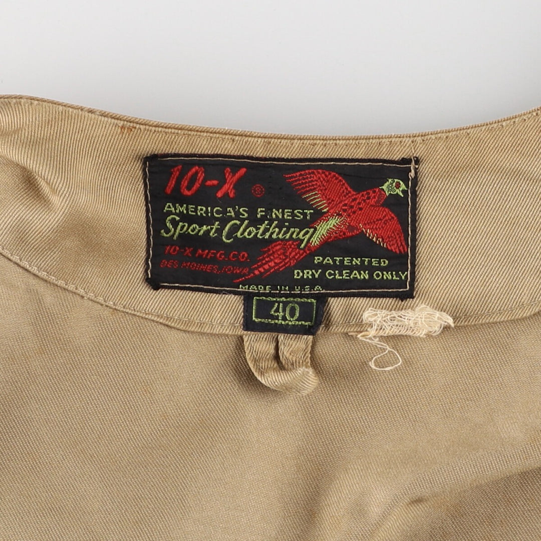 60s-70'S 10-X America's Finest Sport Clothing Shooting Jacket Made in USA Men's M Size Vintage /eaa474920