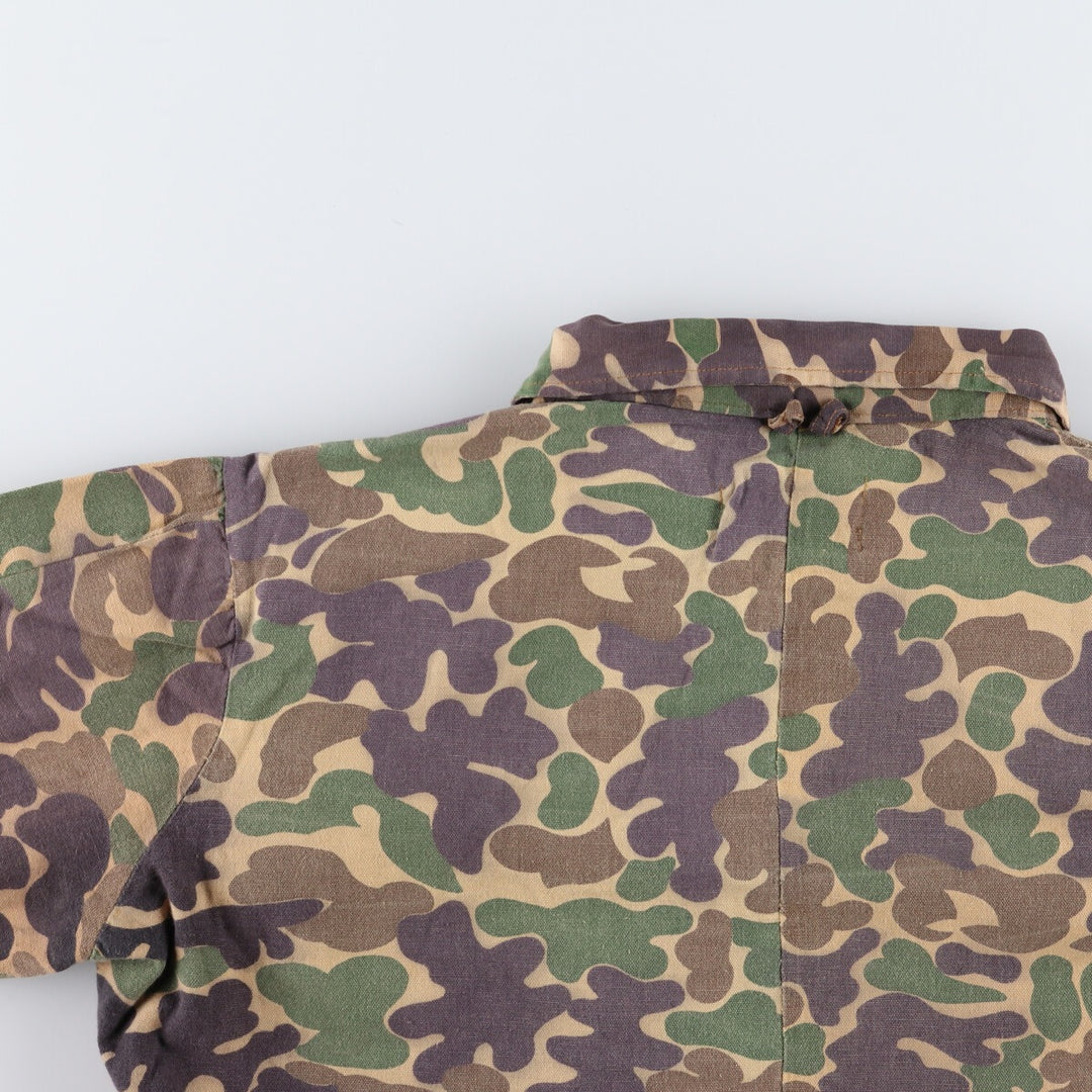 80's GAME WINNER Camouflage Pattern Duck Hunter Camo Hunting Jacket Men's L Size Vintage /eaa474924