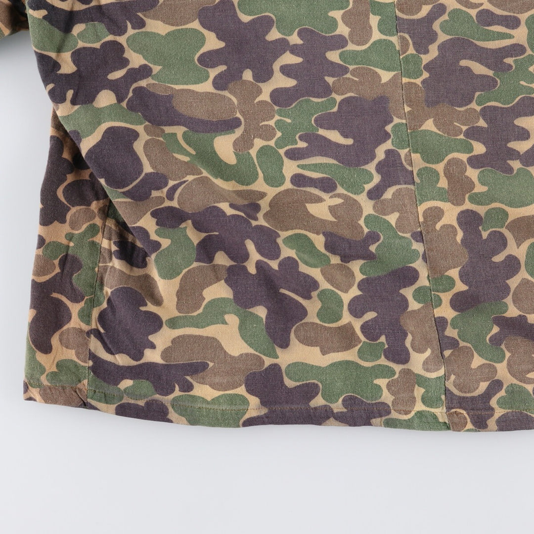 80's GAME WINNER Camouflage Pattern Duck Hunter Camo Hunting Jacket Men's L Size Vintage /eaa474924