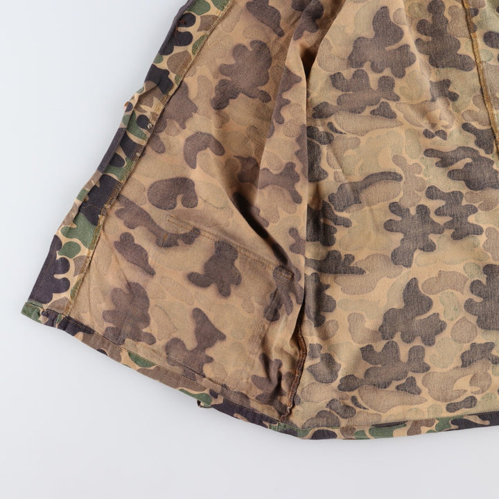 80's GAME WINNER Camouflage Pattern Duck Hunter Camo Hunting Jacket Men's L Size Vintage /eaa474924