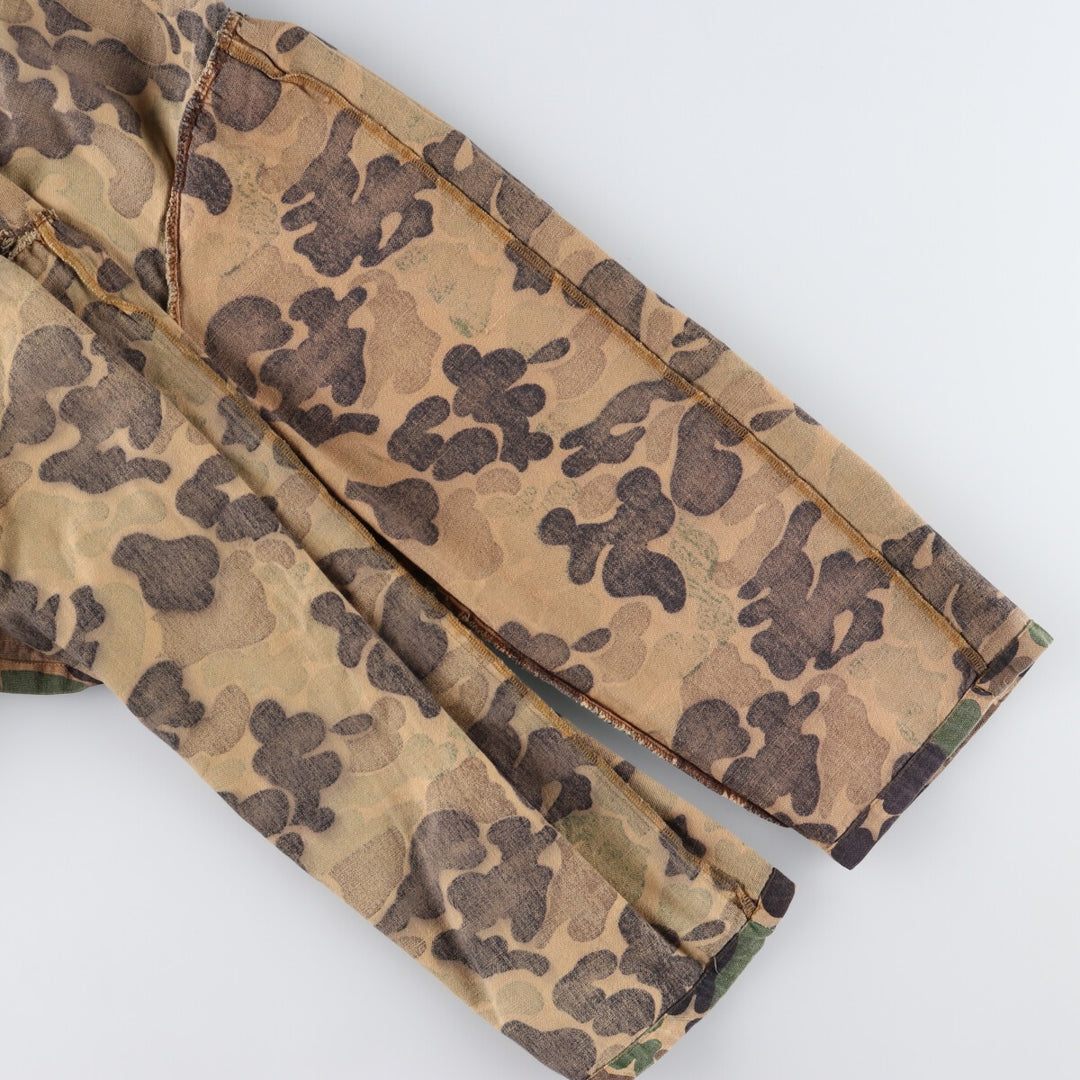 80's GAME WINNER Camouflage Pattern Duck Hunter Camo Hunting Jacket Men's L Size Vintage /eaa474924