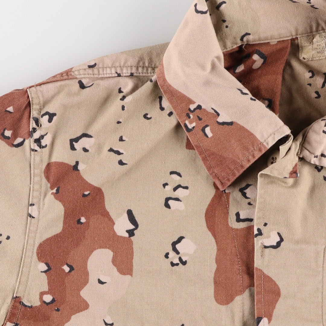 80'S Camouflage Pattern 6C Desert Chocolate Chip Camo BDU Military Jacket MEDIUM-REGULAR Men's M equivalent Vintage /eaa474941