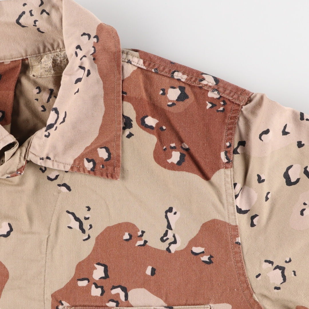 80'S Camouflage Pattern 6C Desert Chocolate Chip Camo BDU Military Jacket MEDIUM-REGULAR Men's M equivalent Vintage /eaa474941