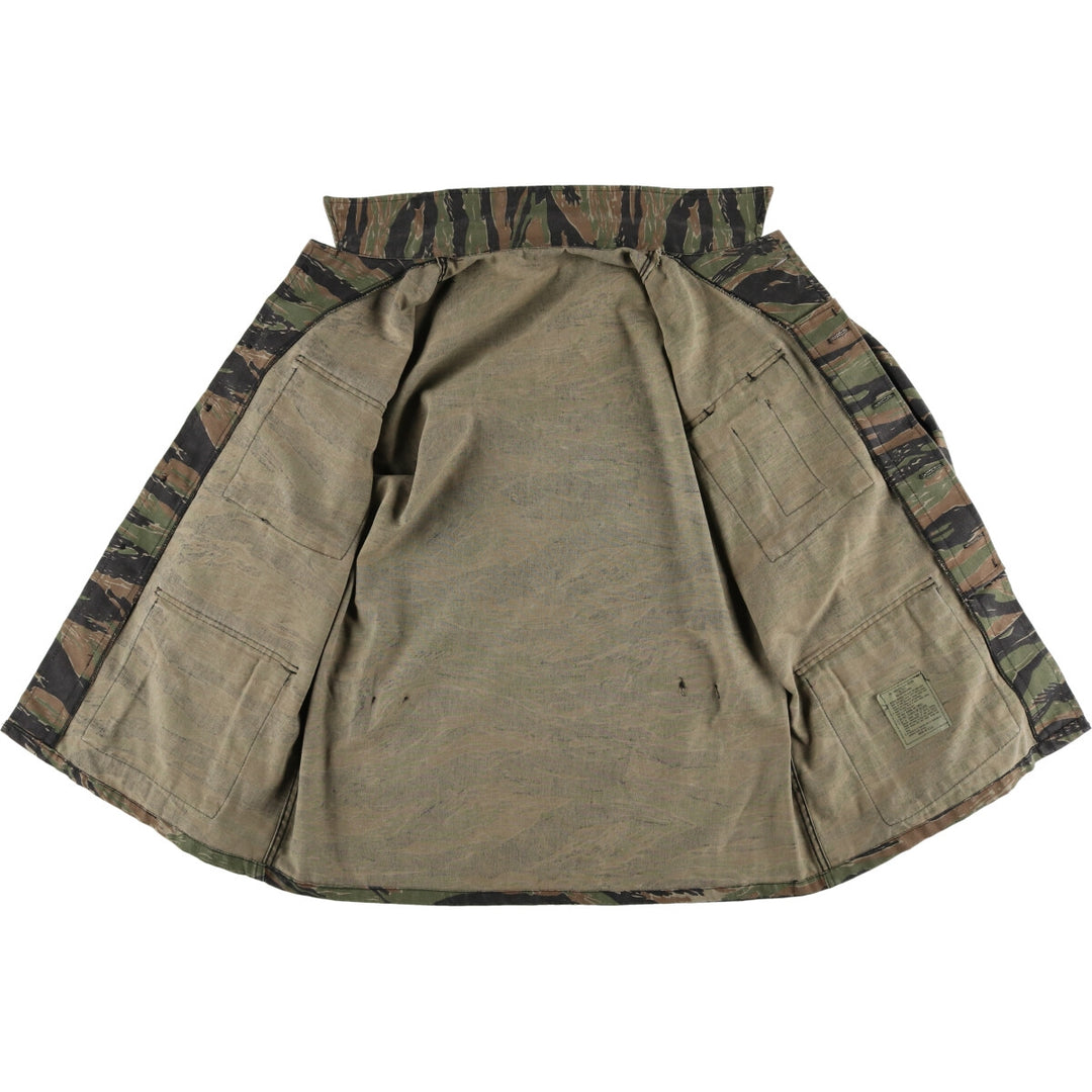 Civilian product MSI INTERNATIONAL Camouflage Pattern Tiger Stripe Camo Military Field Jacket Made in USA Men's M size /eaa474949