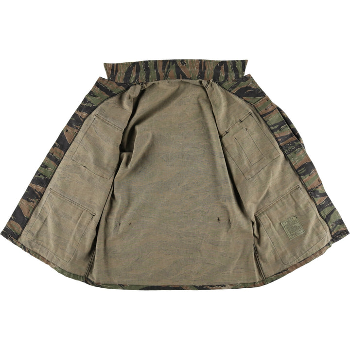 Civilian product MSI INTERNATIONAL Camouflage Pattern Tiger Stripe Camo Military Field Jacket Made in USA Men's M size /eaa474949