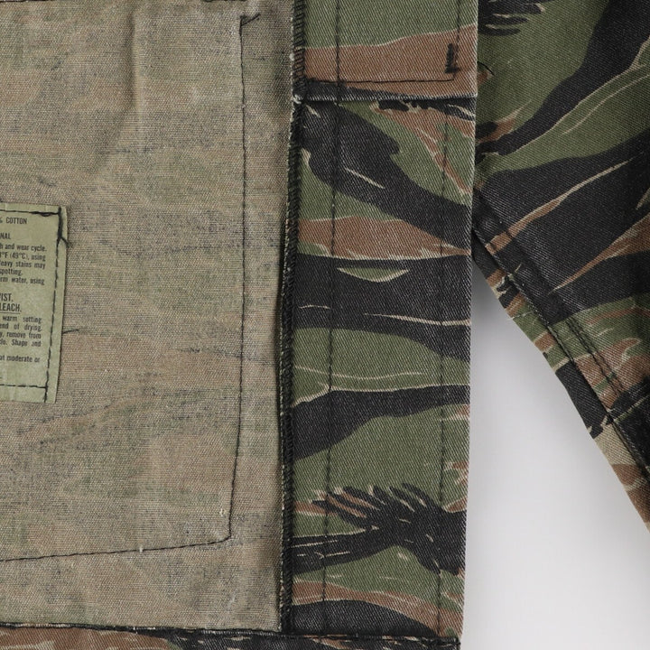 Civilian product MSI INTERNATIONAL Camouflage Pattern Tiger Stripe Camo Military Field Jacket Made in USA Men's M size /eaa474949