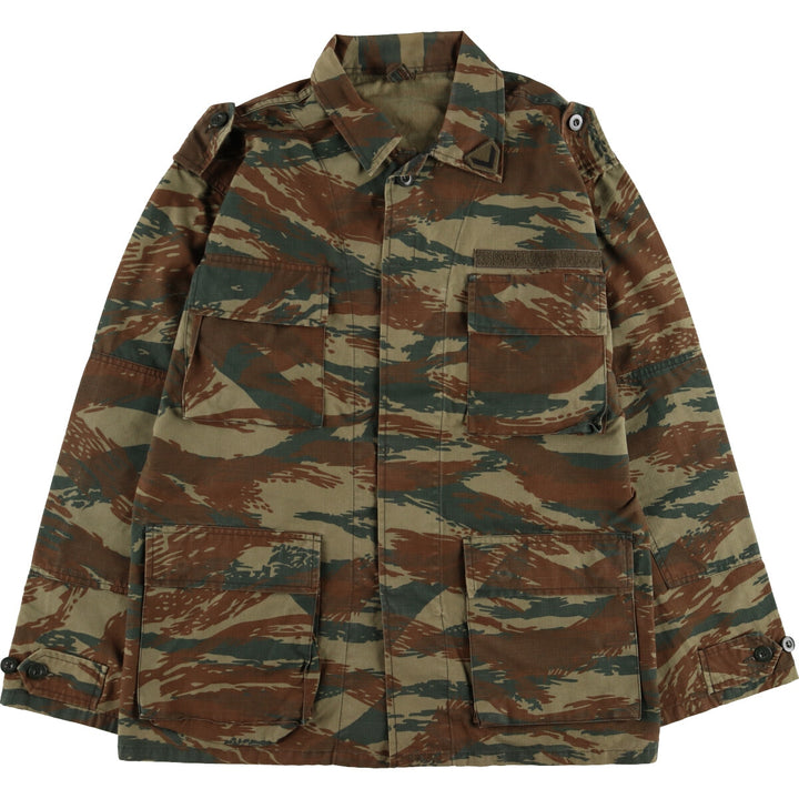 Greek Army Camouflage Pattern Lizard Camo Military BDU Jacket Men's M size / eaa474950