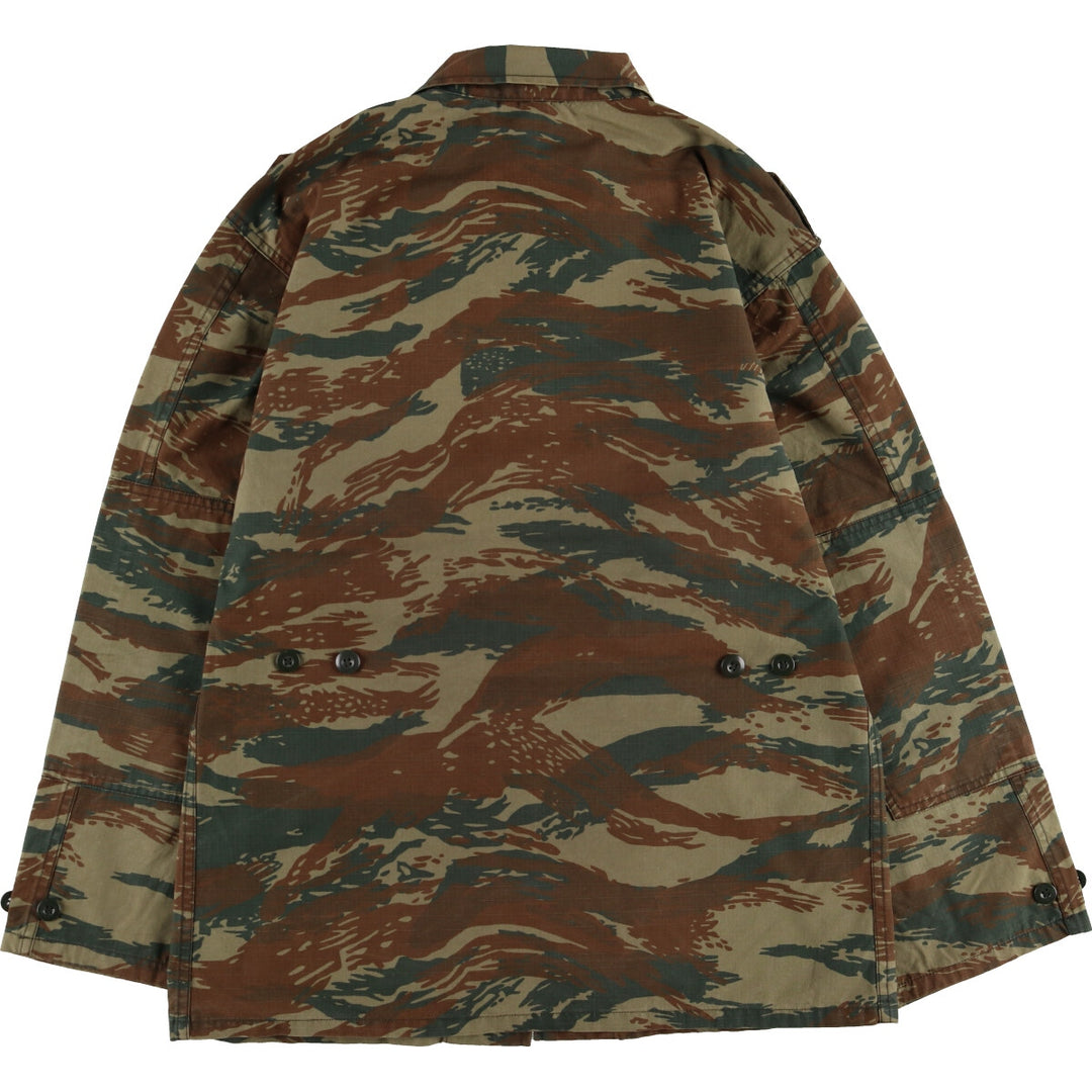 Greek Army Camouflage Pattern Lizard Camo Military BDU Jacket Men's M size / eaa474950