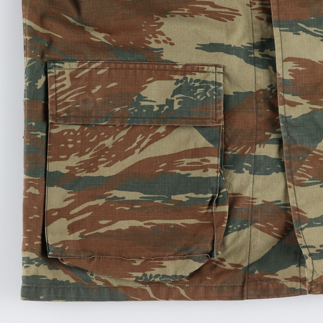 Greek Army Camouflage Pattern Lizard Camo Military BDU Jacket Men's M size / eaa474950