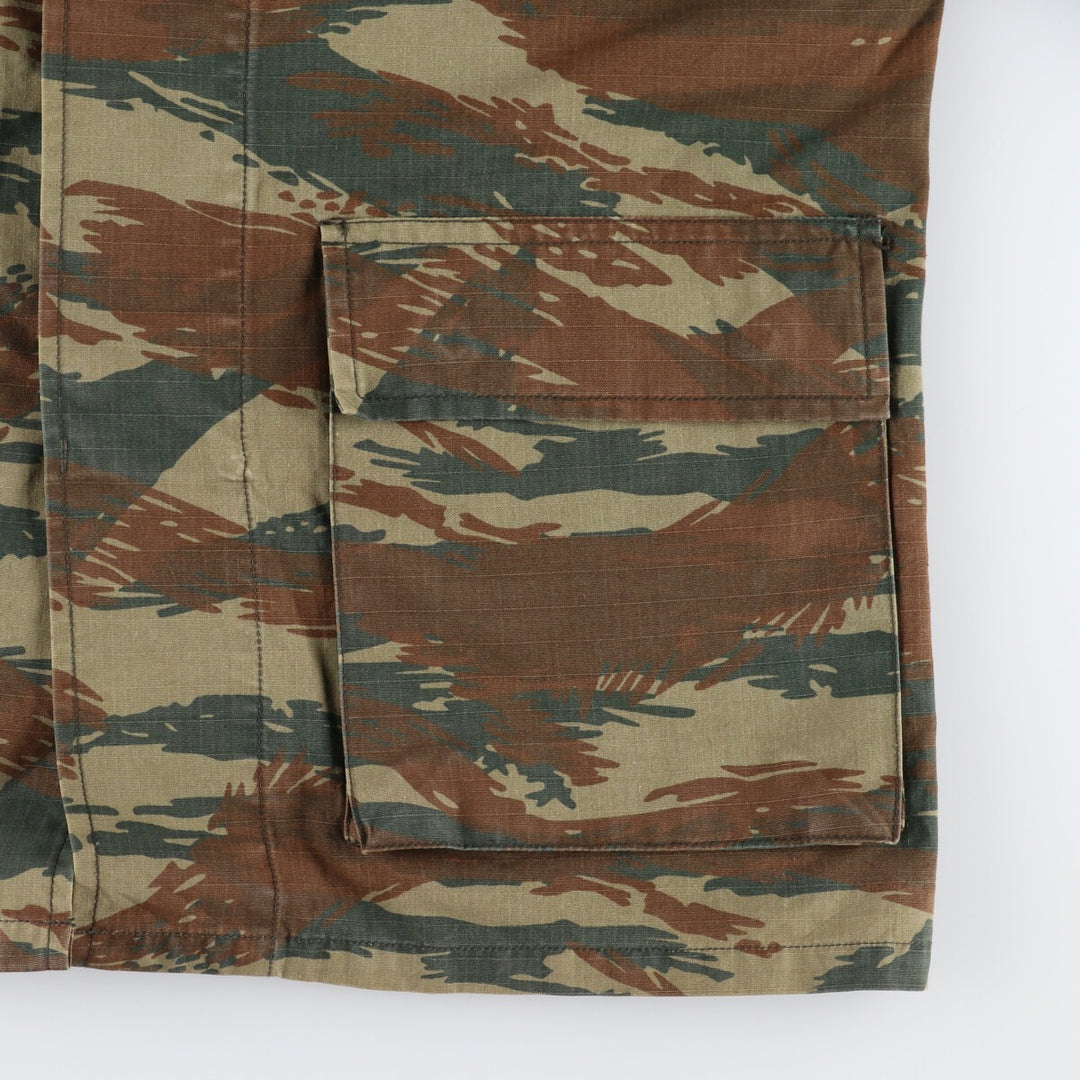 Greek Army Camouflage Pattern Lizard Camo Military BDU Jacket Men's M size / eaa474950